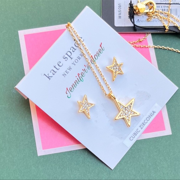 KATE SPADE Pave Star Stud Earrings NWT - Picture 7 of 9